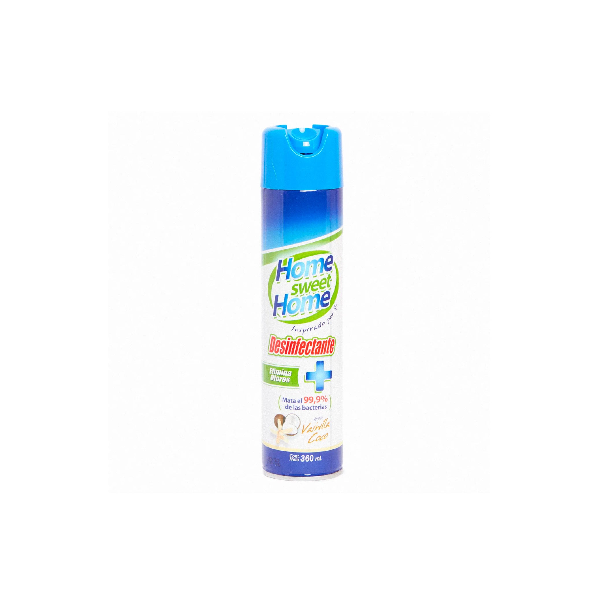 p1_i215_home_sweet_desinfect-1.jpg HOME SWEET DESINFECTANTE AMBIENTAL VAIN COCO 360ML - Imagen 1