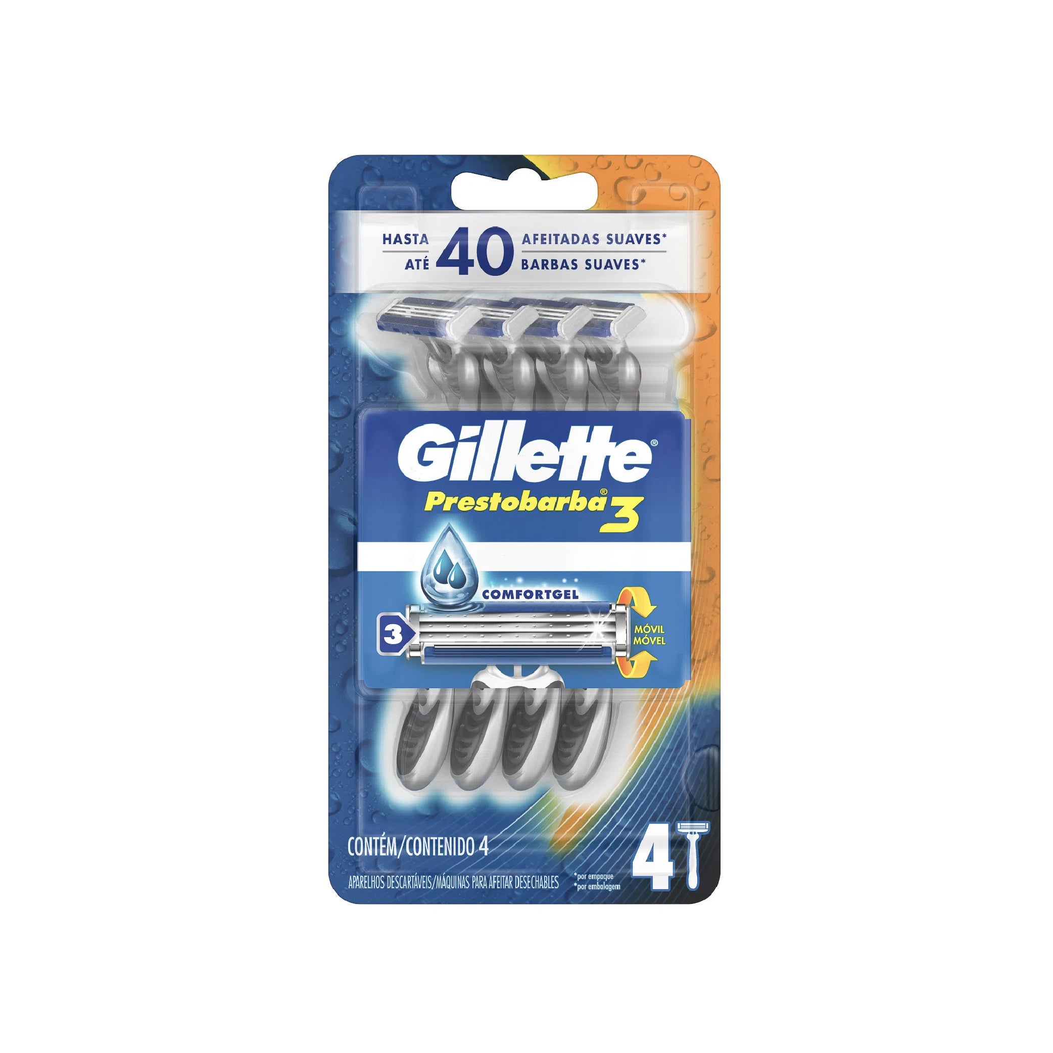 p1_i41_gillette_prestobarba-1.jpg GILLETTE PRESTOBARBA 4 unidades - Imagen 1