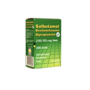 SALBUTAMOL CON BECLOMETASONA Inhal. Env. x 200 Dosis