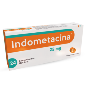 INDOMETACINA 25mg Grag. x 24